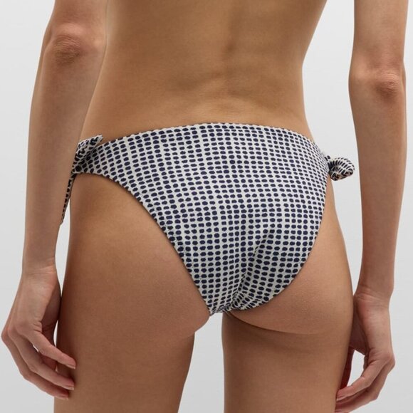 Lemlem Lucy Side Tie Swim Bikini Bottoms Women's Size L Blue - Picture 3 of 3